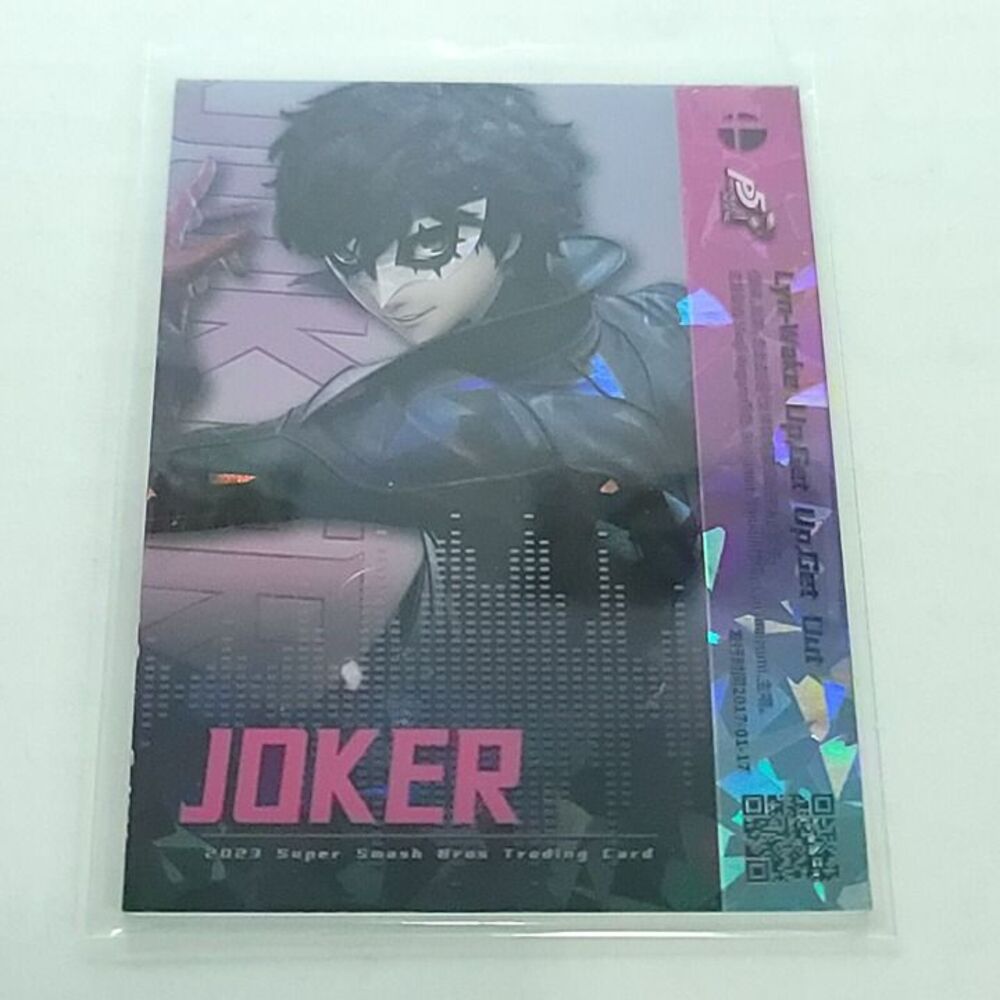 Super Smash Brothers Trading Card JOKER Cracked Ice Holo Foil Camilii 54/255